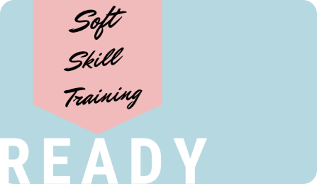 Soft skill training ready text.
