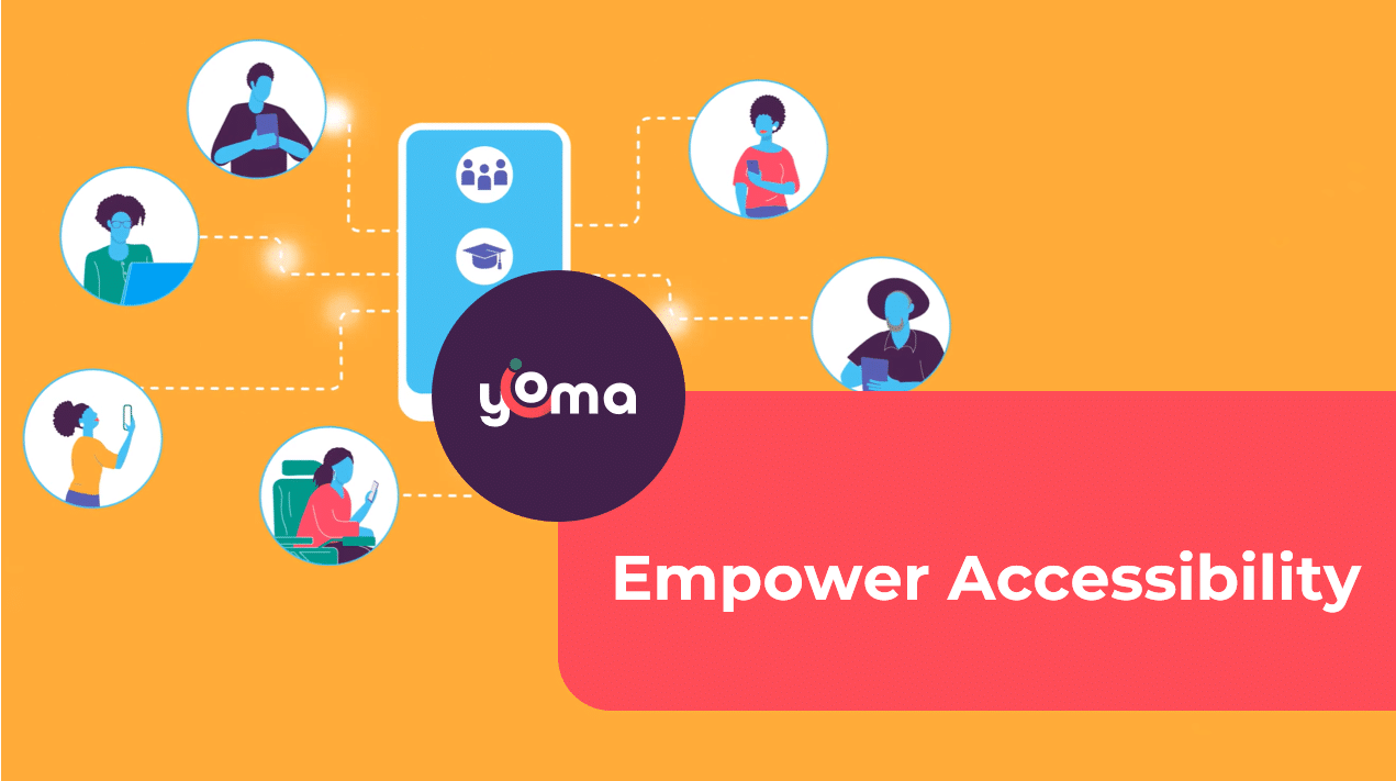 Illustration saying Empower Accessibility